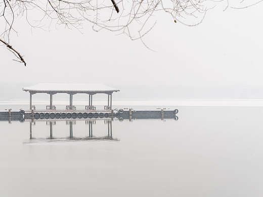 颐和园的雪