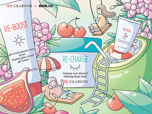 # my CLARINS 寻找天然好食肌 # 我的美肌丛林