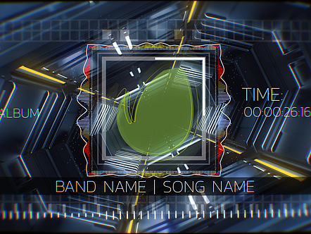 AE模板|创意动态隧道音乐展示台动态标志LOGO演绎电视