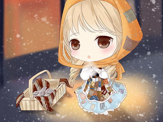 暖暖Q版同人绘制教程