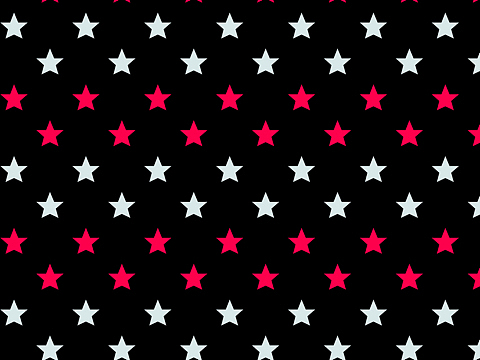 五角星印花图案