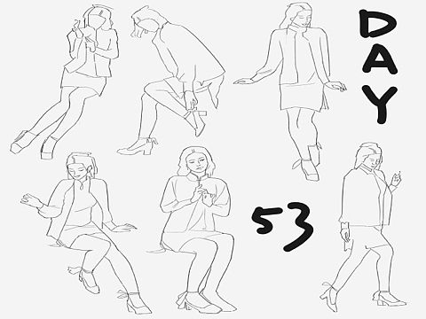 #速写60天挑战赛# day53@速写班长