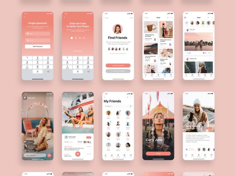 手机App界面设计_设计师亚嫲-站酷ZCOOL