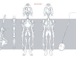 算是设定吧 线稿图