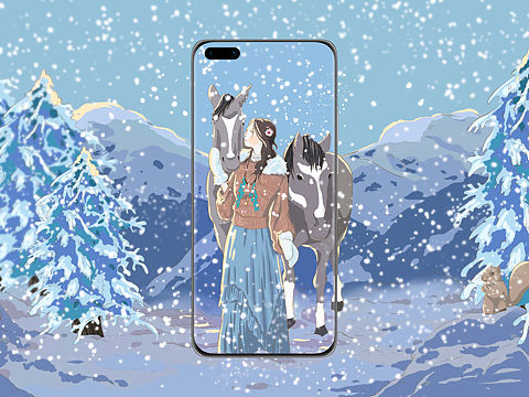 季节，花（个人主页-ZNDU4MTE2OTY=） - 商业插画 - 站酷设计师Fan仙仙原创素材 - 站酷ZCOOL