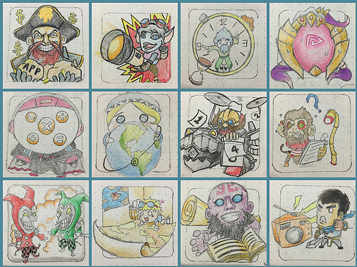 手绘LOL英雄联盟主题图标