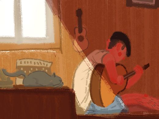 Guitar Player(Gif)