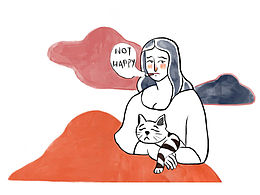 蒙娜丽莎不微笑