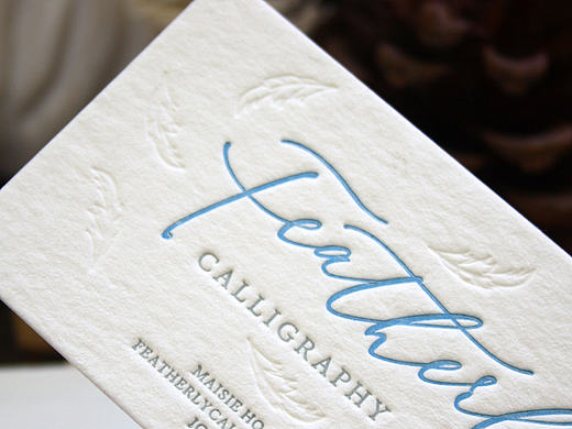 letterpress凸版名片实践案例香港凸版名片凹印名片压凹名片高档名片精品纸名片