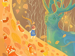 二十四节气动物插画