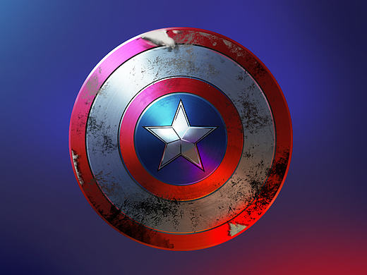 美國隊(duì)長的盾牌（個(gè)人主頁-ZMjE0MDc5NDQ=） - 創(chuàng)作習(xí)作 - 站酷設(shè)計(jì)師lemonvation原創(chuàng)素材 - 站酷ZCOOL