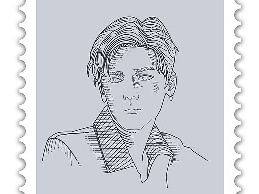 侯明昊小哥哥~插画-艺术插画33023年前最近临摹的作品~插画-儿童插画