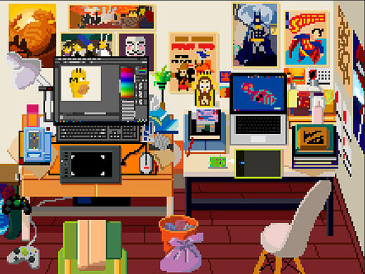 像素画---Day of my Desktop