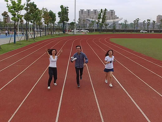 航拍 常德技师学院精美视频