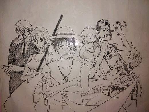 可爱的小柯基和他的画