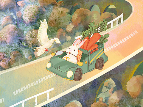 “嘿，有你一封信！”（個(gè)人主頁(yè)-ZNTMyMDY4OTI=） - 兒童插畫(huà) - 站酷設(shè)計(jì)師鏡子Jingz原創(chuàng)素材 - 站酷ZCOOL