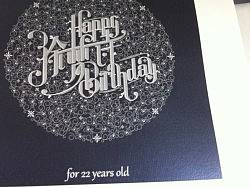 《生日卡片》  北欧复古风  海报 招贴