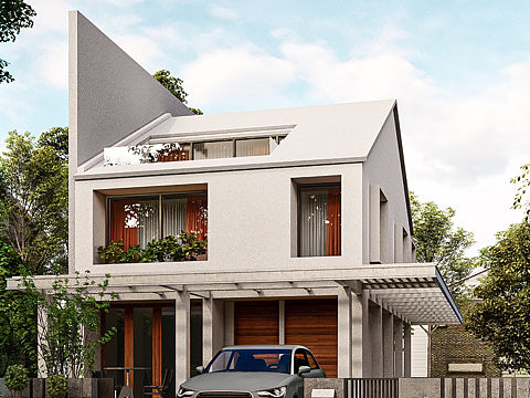 #Lumion10 渲染 #室外别墅