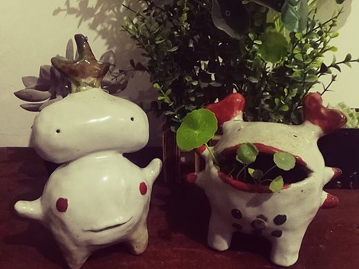 小怪物手工原创摆件和花器👾👾👾