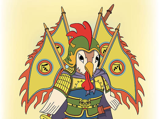 门神鸡