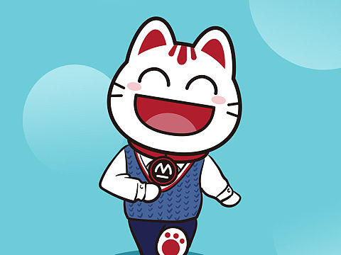 一组小招喵学生形态