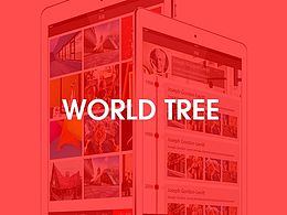 WORLD TREE 藝術(shù)家展銷平臺(tái) GUI for IPAD