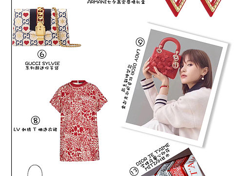 七夕杂志类海报