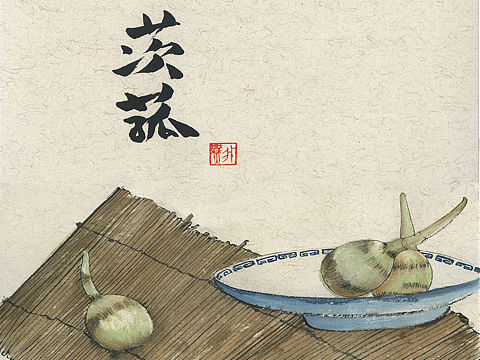 国画《水八仙系列》