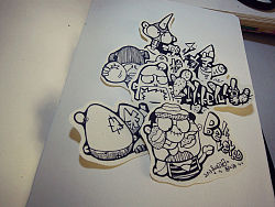 大怪物的小聚会。