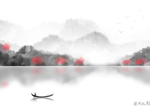 Procreate 水墨风格（个人主页-ZNDA5NzQzODg=） - 创作习作 - 站酷设计师米饭颗颗原创素材 - 站酷ZCOOL