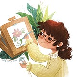 米芽RONG插画的头像