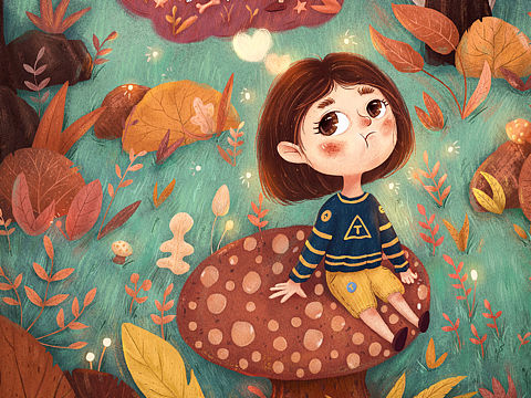 森游记（个人主页-ZNDA3Mzc3NzI=） - 儿童插画 - 站酷设计师桃染栩原创素材 - 站酷ZCOOL