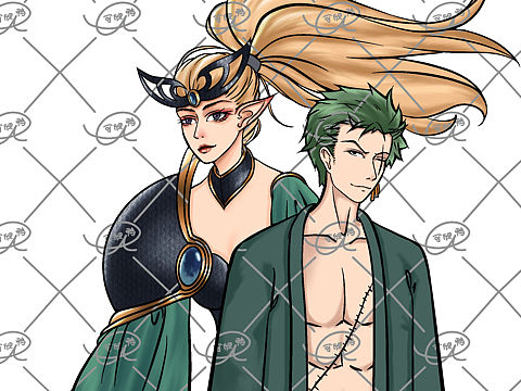 我也是第一次知道索隆和风女的cp鸭，可以找我约稿哦