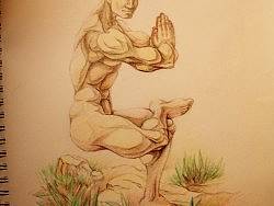 彩鉛人物練習(xí)（也不都是人）（個人主頁-ZMTAxMDM0OA==） - 商業(yè)插畫 - 站酷設(shè)計師劉越不愛用電腦原創(chuàng)素材 - 站酷ZCOOL