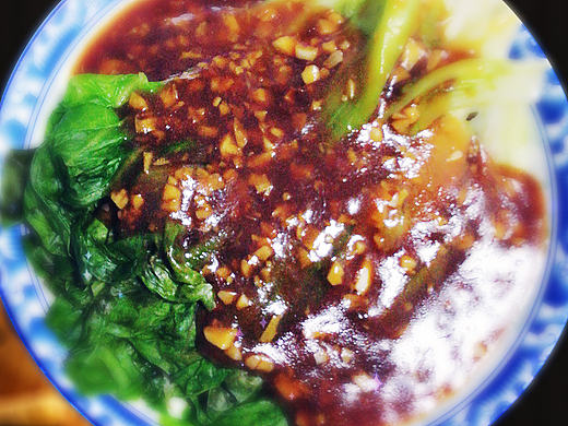 美食摆拍-耗油生菜