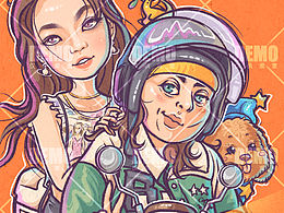 原创卡通插画×手机壳定制