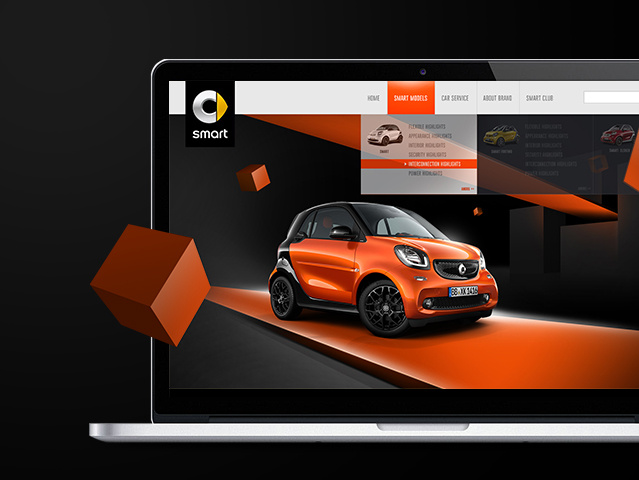 奔驰smart (WEB+VISION )设计