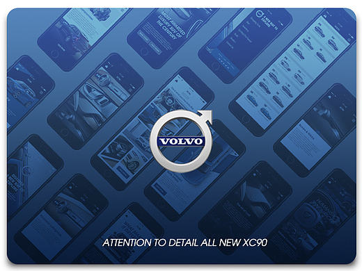VOLVO XC90 LANDINGPAGE DISPLAY