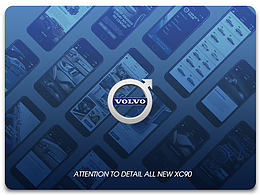 VOLVO XC90 LANDINGPAGE DISPLAY