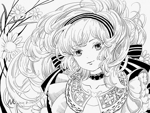 人物頭像（個人主頁-ZNDgwNjQzOTY=） - 藝術(shù)插畫 - 站酷設(shè)計師清風(fēng)拂月明原創(chuàng)素材 - 站酷ZCOOL