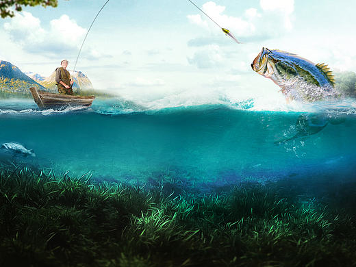 漁具場景合成（個人主頁-ZMTcxMDkzODQ=） - 運營設計 - 站酷設計師sunny徐原創(chuàng)素材 - 站酷ZCOOL