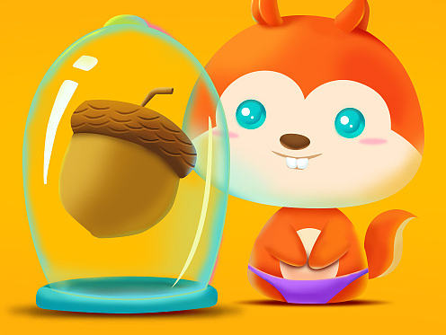 臨摹小松鼠（個(gè)人主頁(yè)-ZMTk0ODgxMjg=） - 創(chuàng)作習(xí)作 - 站酷設(shè)計(jì)師藍(lán)晨幻鴿原創(chuàng)素材 - 站酷ZCOOL