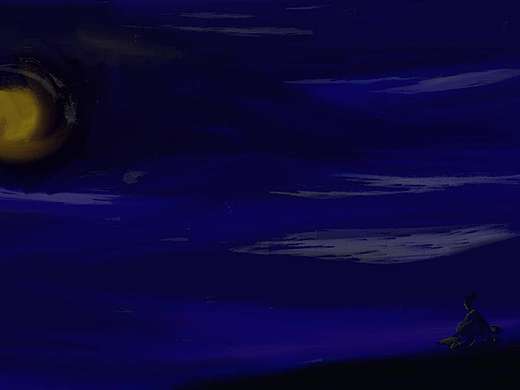 月下听琴（个人主页-ZMTczMDI5ODg=） - 创作习作 - 站酷设计师白色的树原创素材 - 站酷ZCOOL