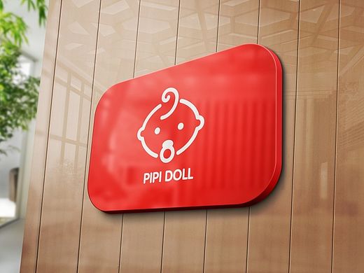 皮皮娃娃-母婴连锁品牌logo设计