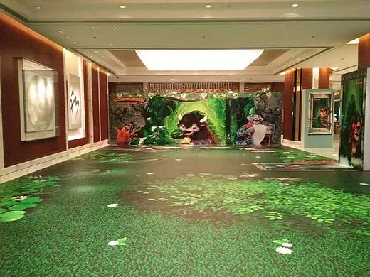 北京梦幻森林3D地贴主题乐园4D全景画