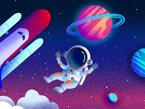 疫情期间为了转行插画画的画(多图)