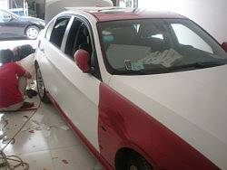 红色宝马变身白色宝马（个人主页-ZMjY2MDY4NA==） - 交通工具 - 站酷设计师小美021原创素材 - 站酷ZCOOL