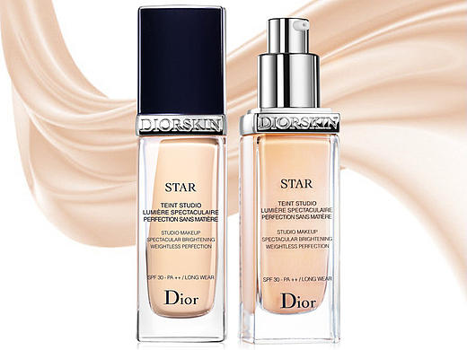 迪奥凝脂星光粉底液单页