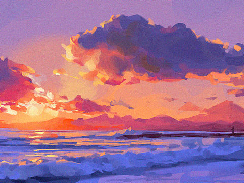 sunset（個人主頁-ZNjA4MzQ4NjQ=） - 游戲原畫 - 站酷設計師liquidcoco李奎德原創(chuàng)素材 - 站酷ZCOOL