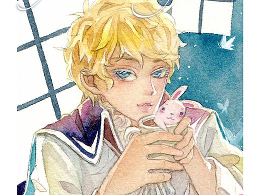 水彩明信片练习